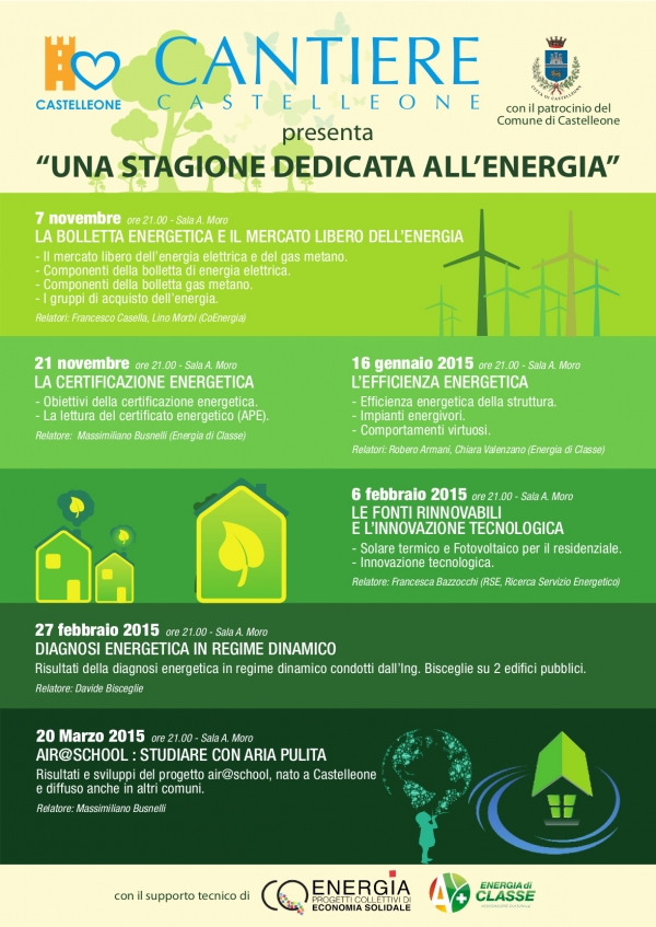 Una stagione dedicata all&#039;energia, dal 7 novembre a Castelleone (CR)