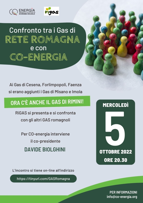 Confronto tra i GAS di rete Romagna e con CO-energia