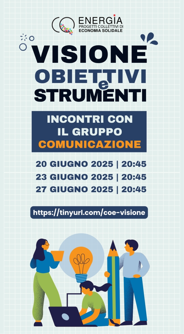 Il gdl comunicazione incontra i gruppi di lavoro di COE
