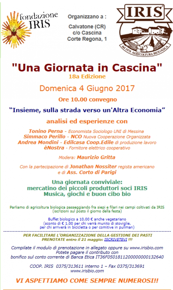 Una giornata in cascina con la cooperativa IRIS